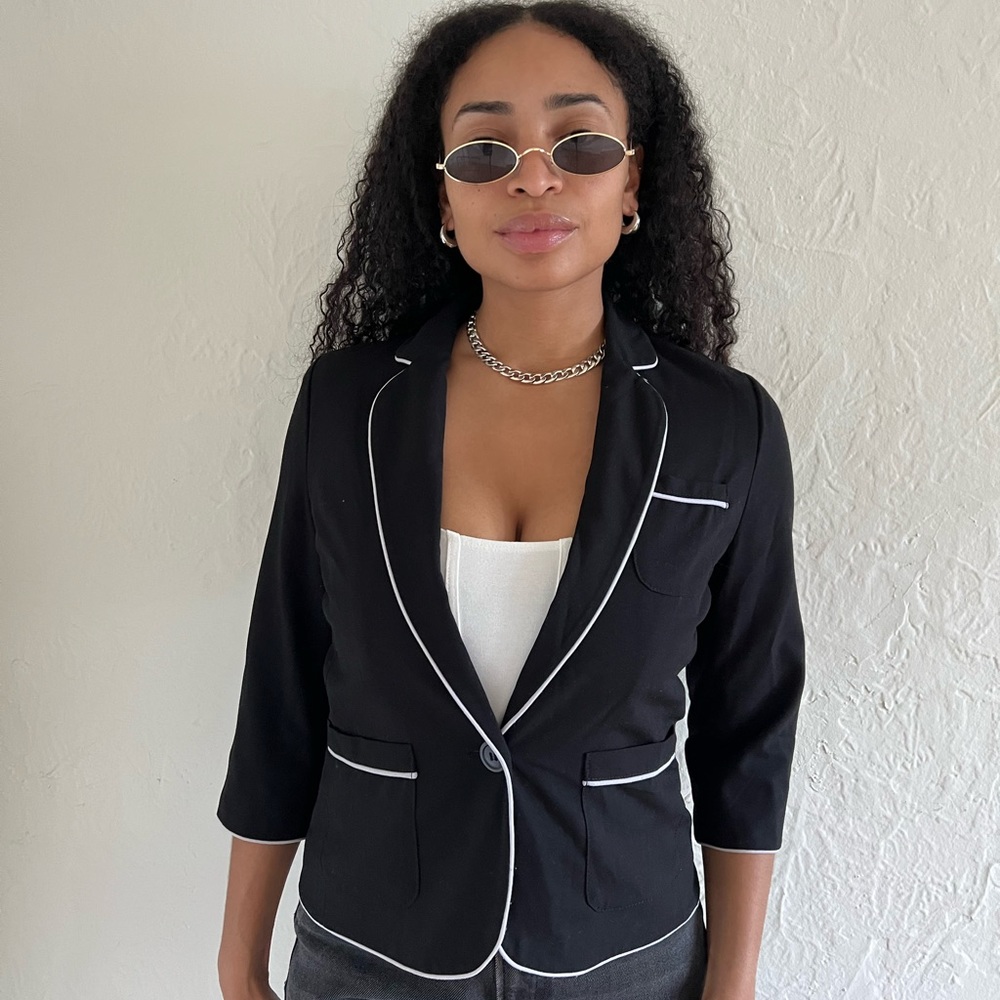 black blazer